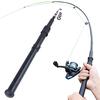Fishing Rod with Spinning Reel Mini Fishing Rod Reel Set Portable Fishing Rod Combos Fishing Tackle