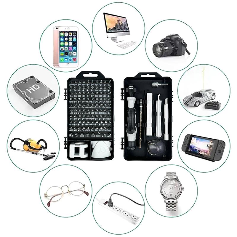 115 In 1 Mini Magnetics Precision Screwdriver Set For Iphone Computer PC Equipment Repair