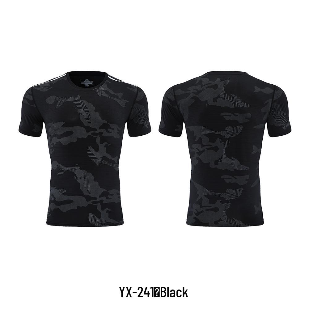 

Men s Quick-Dry Ice Silk Sports T-Shirt - Summer 2024 L (170-175cm)