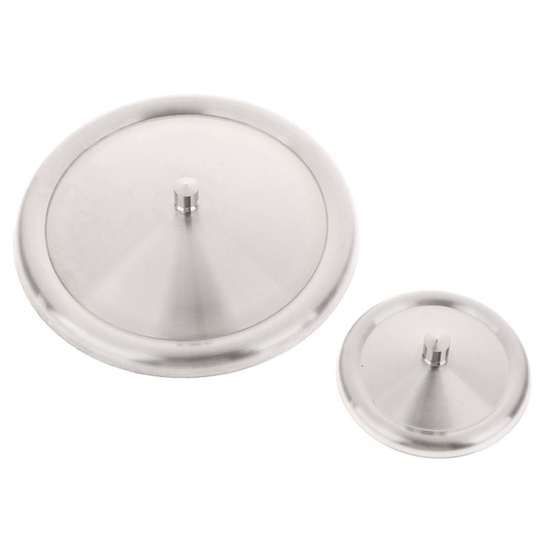 7.5/14CM Stainless Steel Leak Proof Cup Lids Durable Dust-proof Mug Cover Drink Cup Lid Kitchen Fresh Keeping Cover