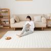 Softime Carpet Rug Single 185 X 245 Cm 3 Tatami Peach Skin Ivory Cover, Item, Padded, 3-Layer Structure, (Approx. Mats), Cover, Rug,