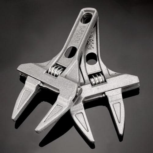 Wide Adjustable Wrench, Vertical Type, Faucet Wrench, Large Opening, Top Wide Adjustable Wrench, Adjustable Range (6-68mm), Slim and Lightweight, for