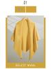 Women's High-End 100% Wool Cheongsam Shawl: Warm Sleeveless Cardigan & Versatile Triangle Scarf for Spring, Autumn, Winter
