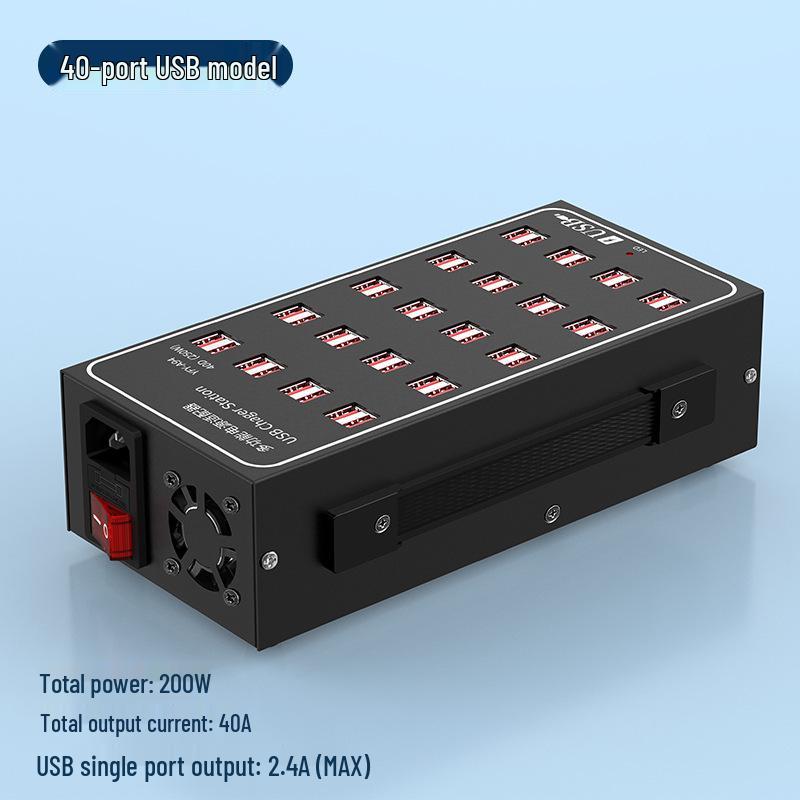 Multi-Port USB Fast Charger: Smart Desktop Charging Station for Multiple Devices