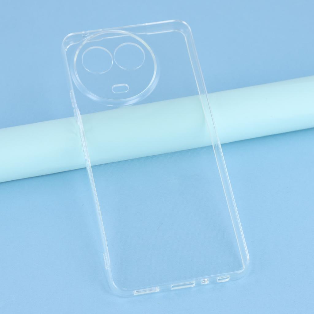 For Realme C67 5G Back Cover Ultra Thin Flexible TPU Clear Phone Case