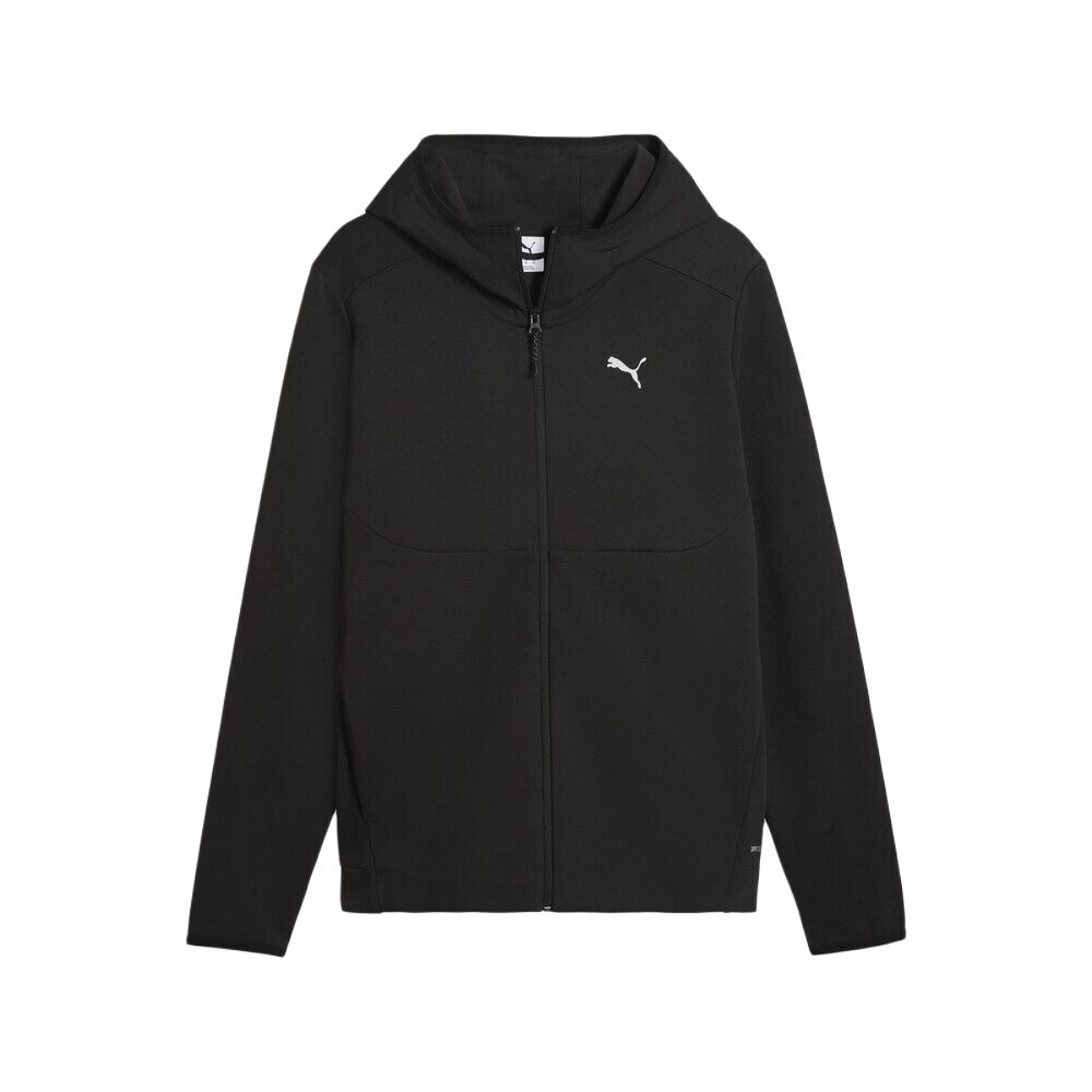 Puma Knitted Solid Color Hooded Sports Casual Long Sleeve Jacket Men jackets 694196-01 L