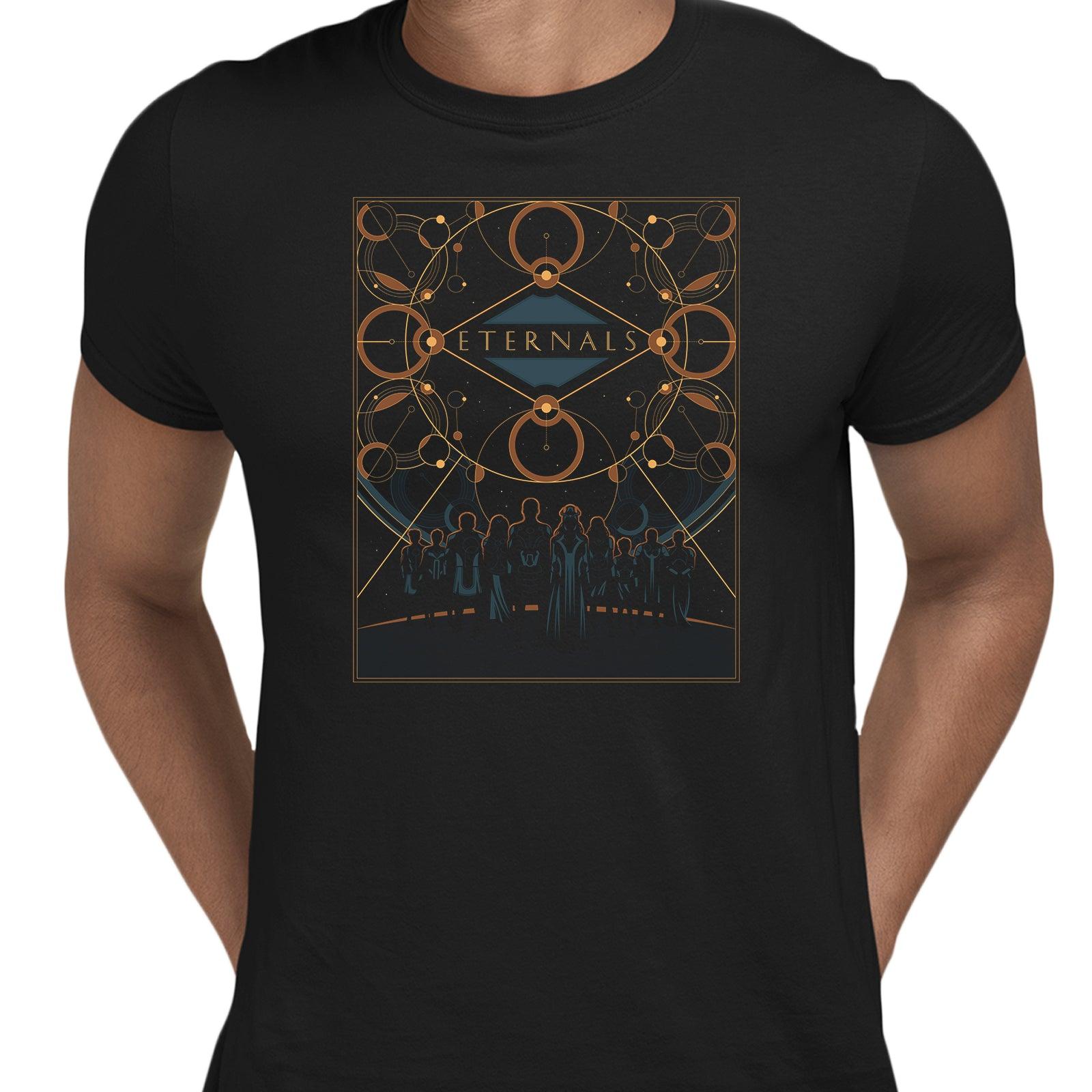 Eternals Movie Marvel Comics Superhero Adult Unisex T-Shirt S чёрный