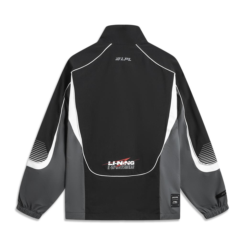 Li Ning Sports Lifestyle Series Simple Versatile Color Block Stand Collar Comfortable Fashion Windbreaker Men Outerwear AFDVJ51-1