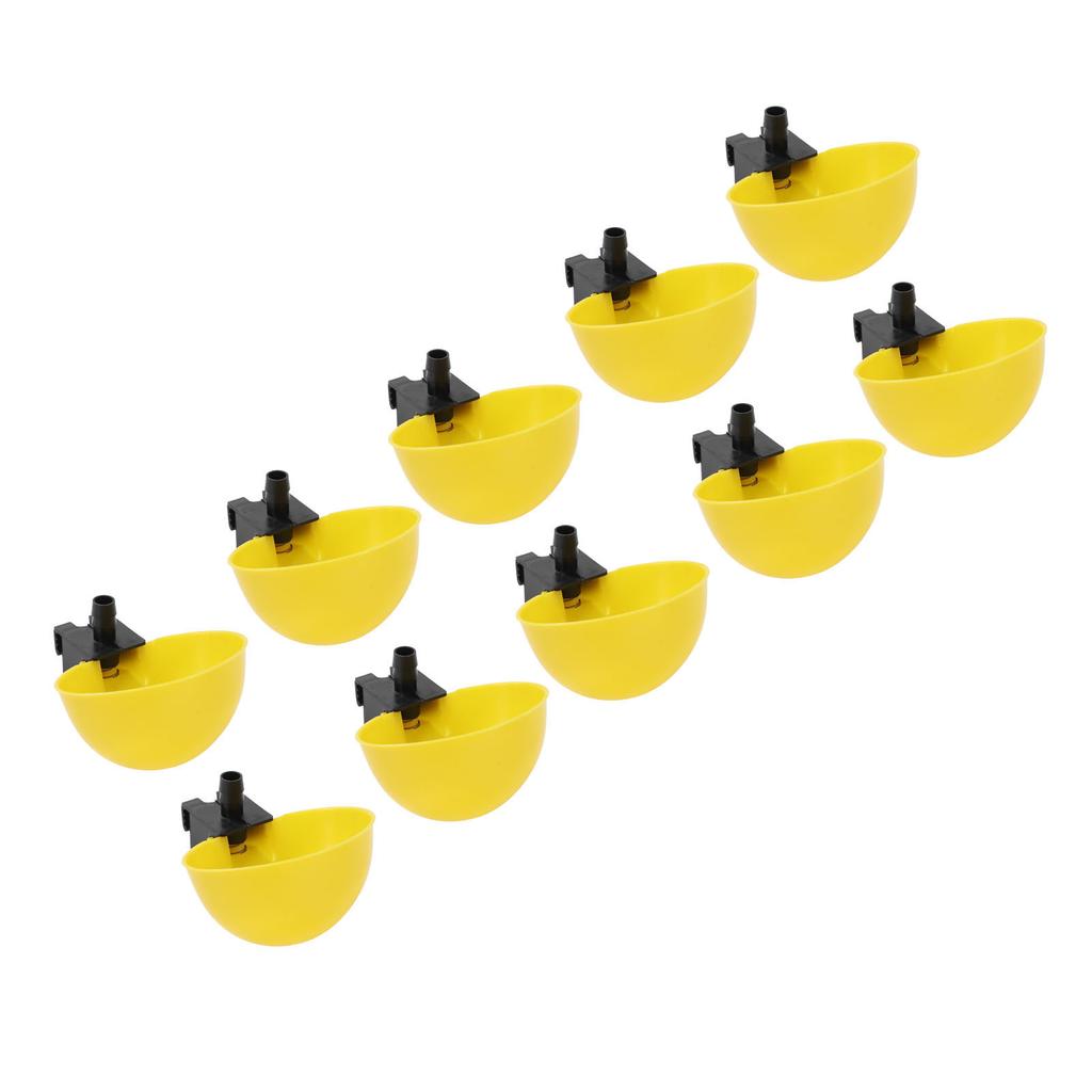 10Pcs Automatic Bird Waterer Large Capacity PP Material Bird Water Drinker for Chicken Quail