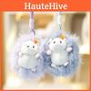 Plush Hedgehog Keychain With Soft Polyester Filling For Girls Gift Accessory