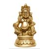 Goldene Kuber Ji Statue, Vastu Kuber Ji, Für Zuhause, Büro, Religiös, Messing Gold