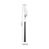 Korean Style 430 Stainless Steel Tableware Set with Imitation Wood Grain Handles: Includes Knife, Fork, Spoon, and Chopsticks