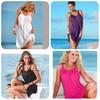 Elegant Casual Beach Dress With Stylish Straps And Unique Print Design