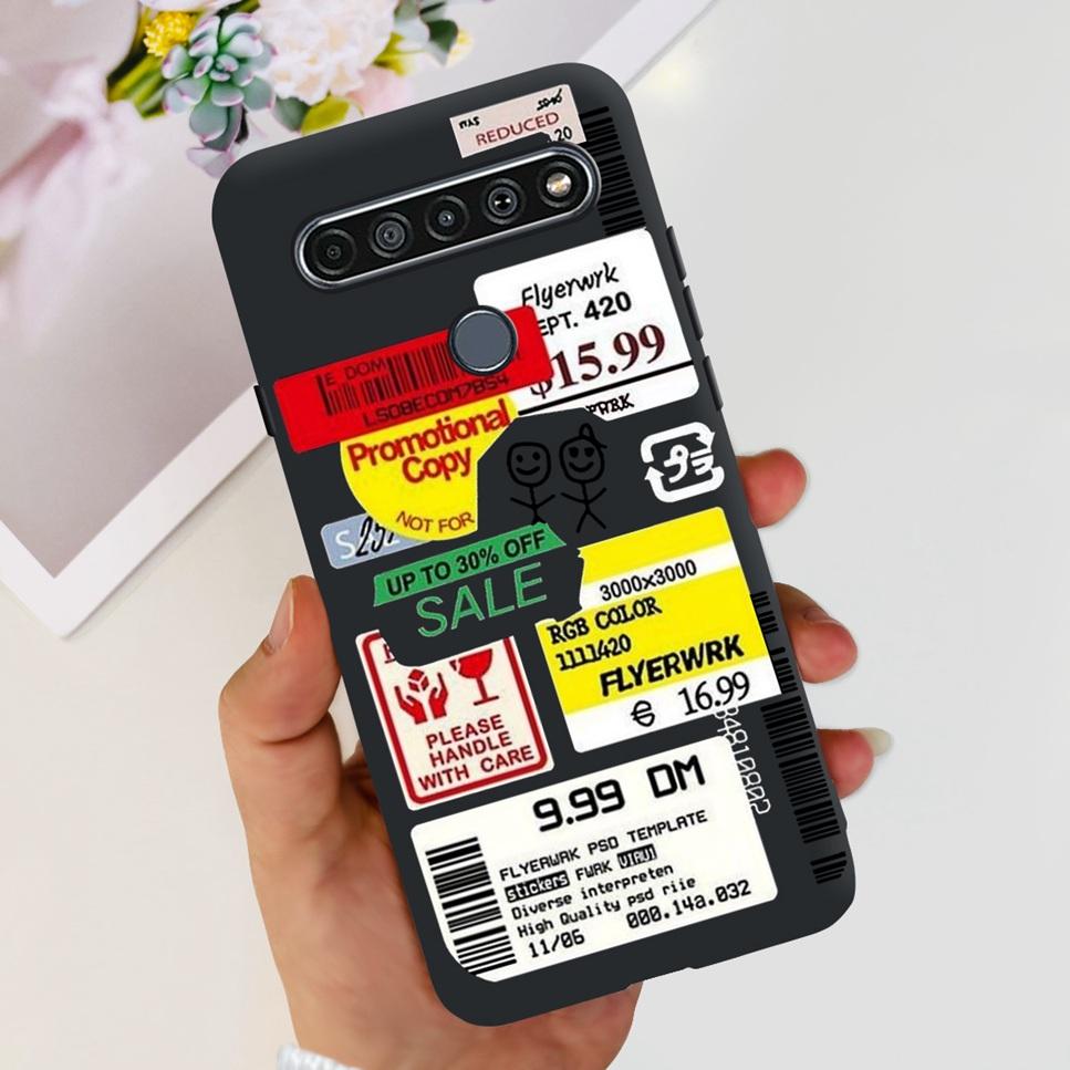 For LG K41S K 41S Case 2020 Black Silicone Cute Fashion Flower Shockproof Bumper For LGK41S LM-K410 Phone Back Cover 6.55" Funda