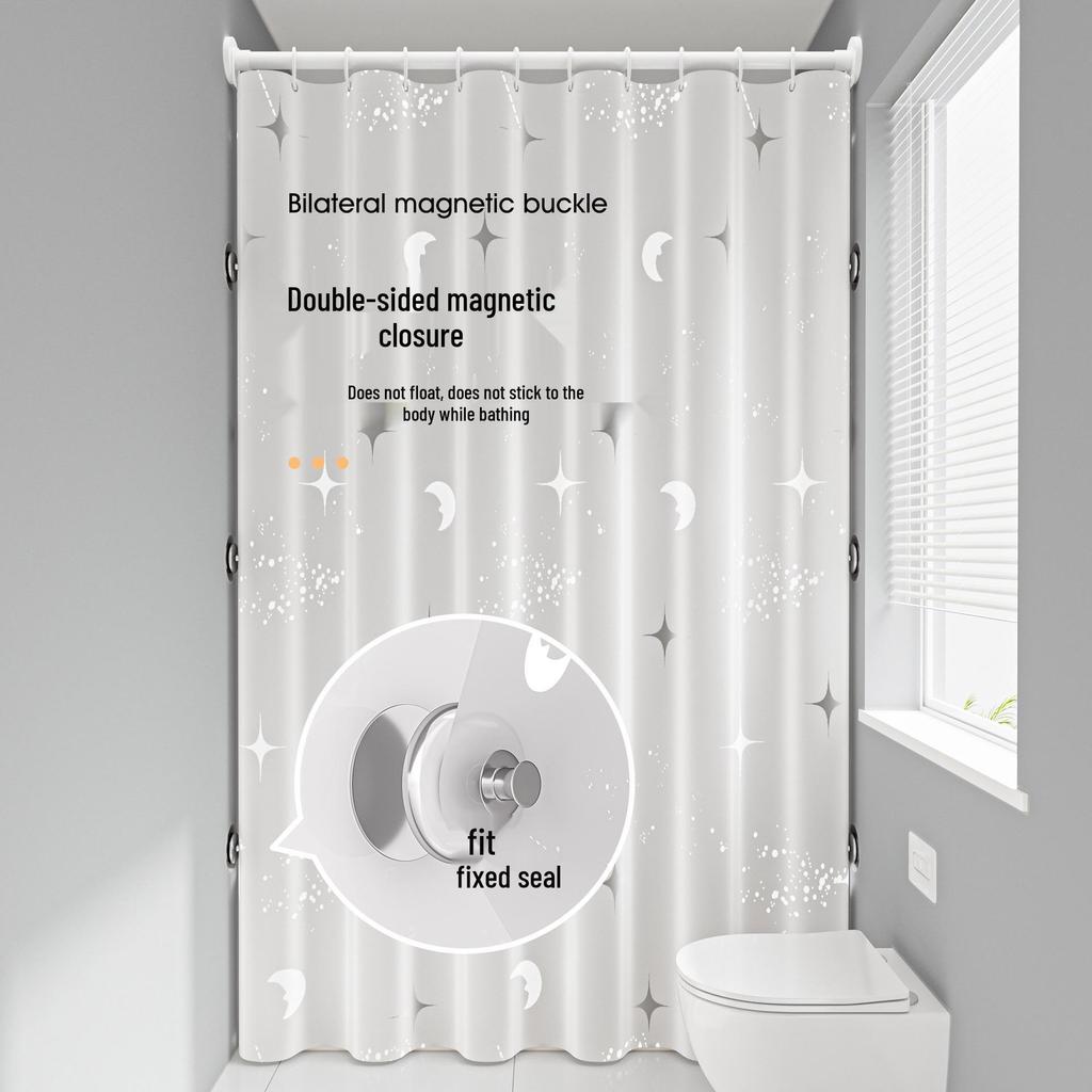 Wodoodporna, odporna na pleśń zasłona prysznicowa i przegroda do użytku w łazience