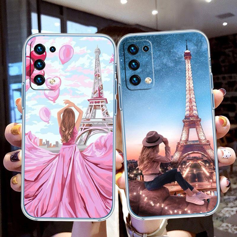 IK52 Paris Eiffel Tower Case for Motorola E13 E15 E20 E22 E22I E22S E30 E32 E40 E7 E7I G Plus Power Play Stylus G22 G14