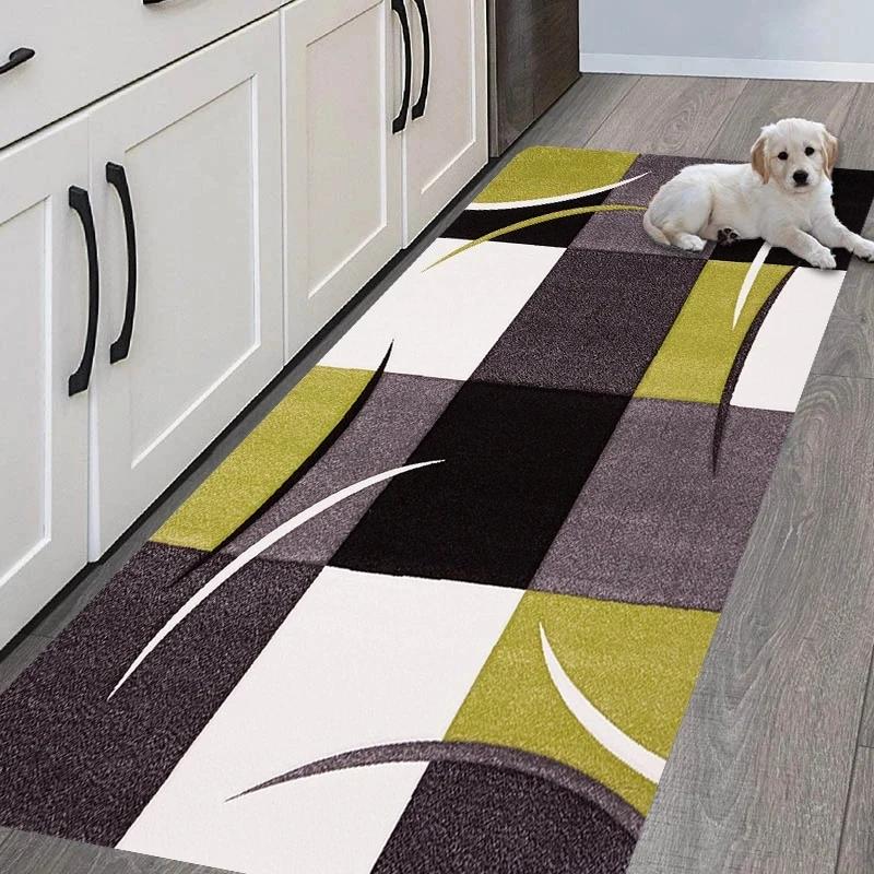 

Сучасний кухонний килимок Вхідний килимок Килимок для спальні Довгий килим для коридору для вітальні Ванна кімната Нековзний килимок для підлоги Килим для ніг 40x60cm 16x24inch