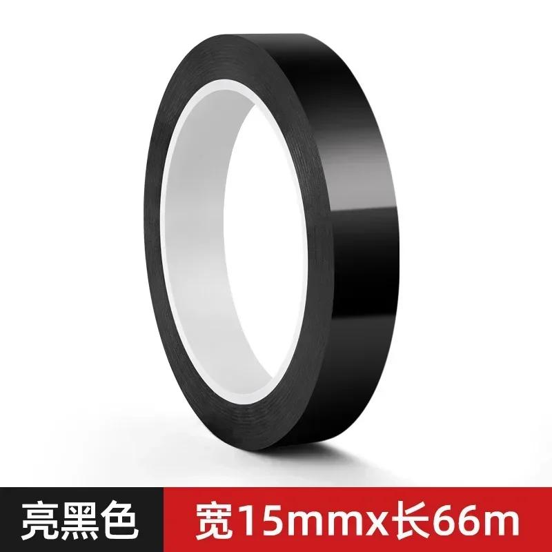 PVC Car Edge Protector Sticker Universal Fit for Automotive Window Trim and Side Molding DIY Bodywork Decoration Black Line Tape