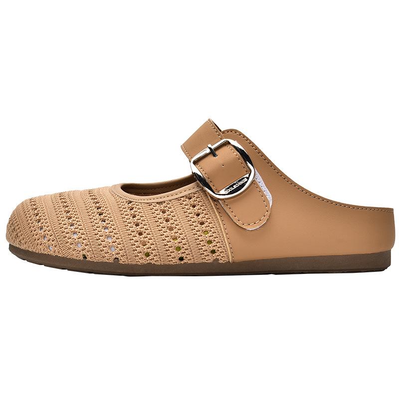 Summer new soft-soled bag head half slippers one-pedal single shoes sandals 5118