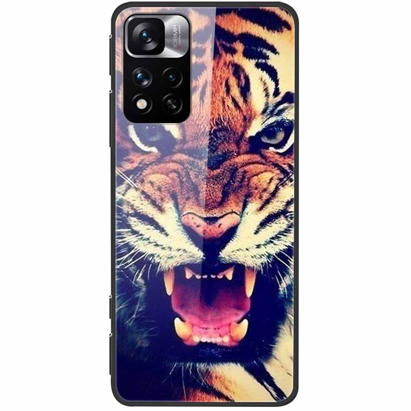 Tempered Glass Case For Xiaomi Redmi Note 11 Pro+ 5G Cover Hard Protective Funda for Redmi Note 11 Pro Plus 5G Soft Bumper 6.67