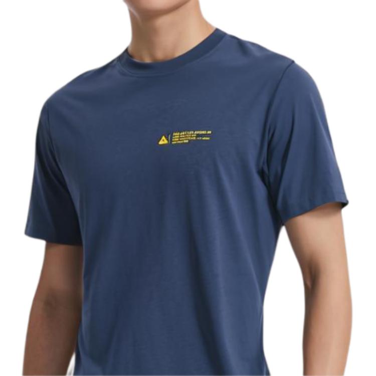 Palace Wrapper Logo T-Shirt Navy Unisex Tops Blue P25TS330