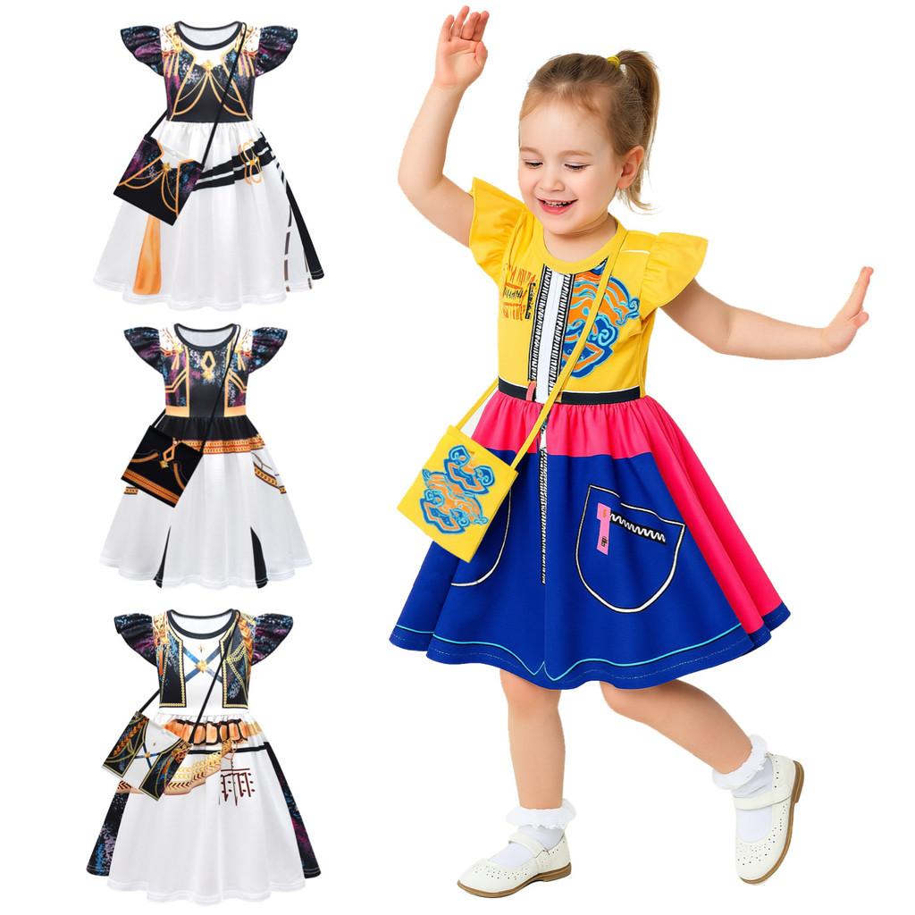 Kpop Dämonenjäger Kinder Märchenkleid Aus Polyesterstoff Für Kinder