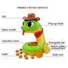 Electric Scary Rattlesnake Trick Toy Funny Desktop Multiplayer Interactive Toy Party Game Biting Hand Rattlesnake Antistress Toy