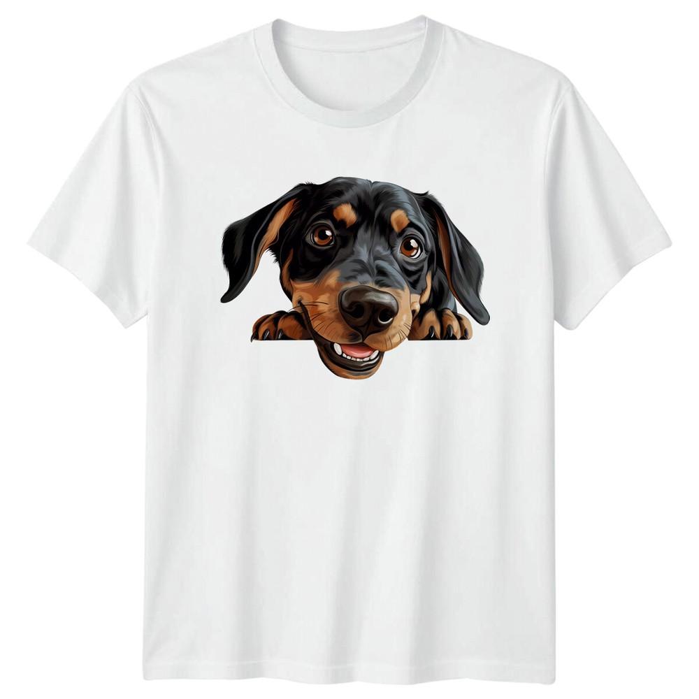 Cute Rottweiler Puppy Dog Breed Portrait Graphic TShirt S