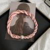 Pearl necklace twist silk scarf high-end neck protection scarf with shirt magnetic silk scarf simple scarf collarbone chain