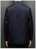 Men's 2025 Autumn/Winter Chinese Style Two-Piece Set: Middle-Aged Stand-Up Collar Tang Suit Jacket & Casual Zhongshan Suit