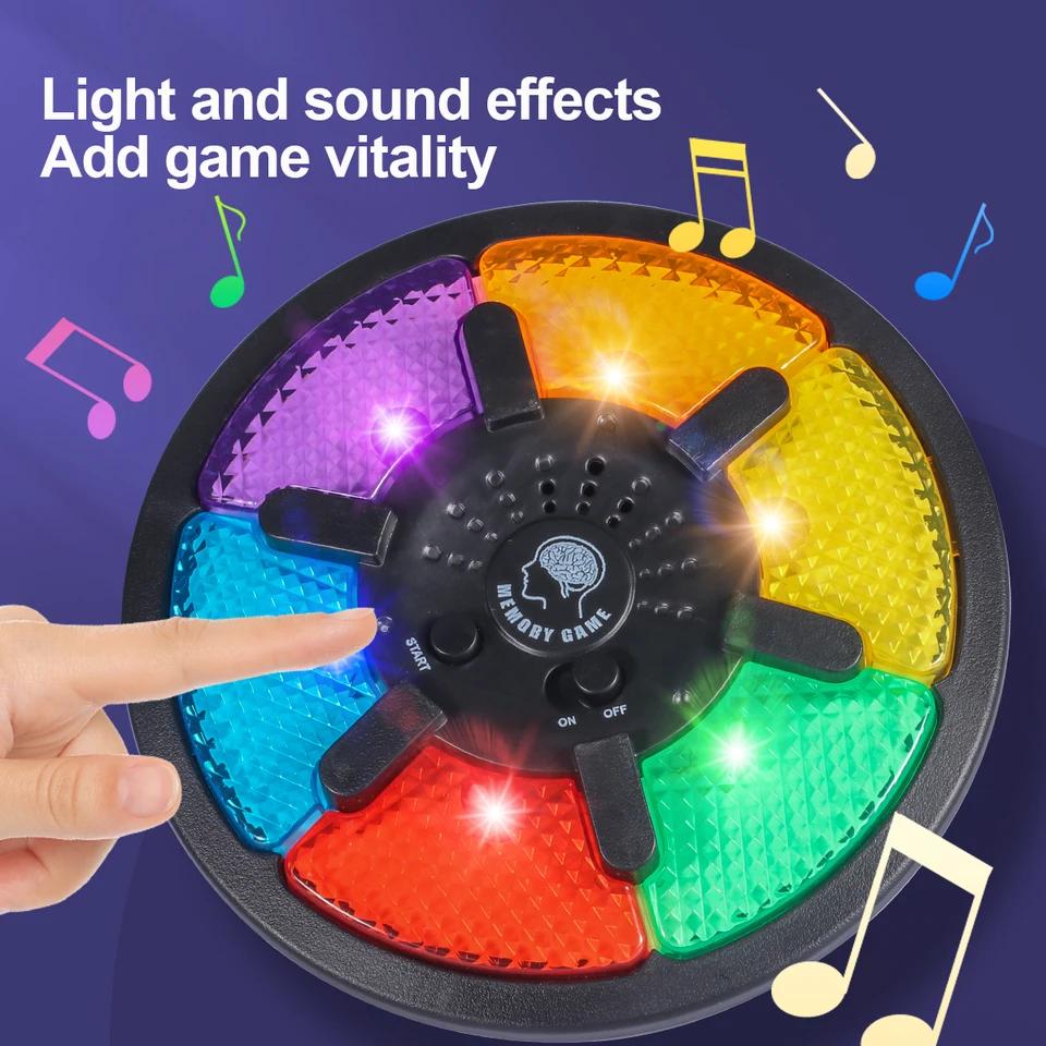 Handheld Electronic Memory Game Strategy Games Machine with Light Sound Puzzle Interactive Toy for Memory Training for Parties