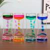 1pcs Colorful Liquid Motion Bubbler Timer Sensory Visual Relaxation Toy for Stress Relief Home Office Desk Decor