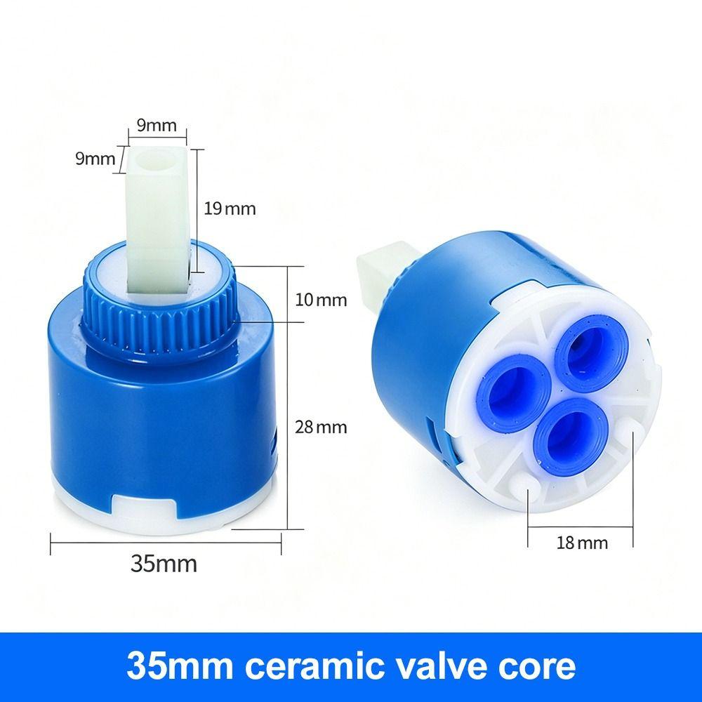1Pcs Ceramic Sheet Faucet Valve Core PP Plastic Mixer Faucet Cartridge  for Kitchen Sink Tap