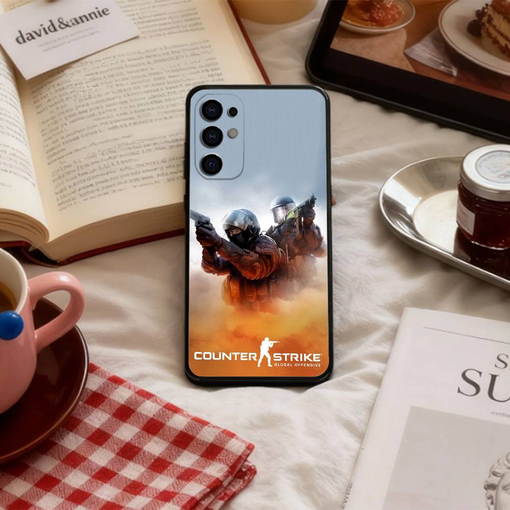 G-Game C-CS2 C-Counter S-Strikes Phone Case For Samsung S 25,24,23,22,30,21,10,9,Ultra,Plus,Lite,FE,4,5 G Soft Black Case