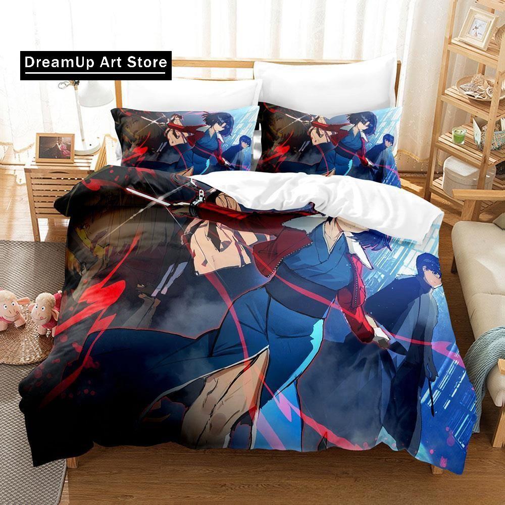 

3D Print Anime Boundary of Emptiness Ryougi Shiki Bedding Set Boys Girls Twin Queen Full Size Duvet Cover Pillowcase Bed Set Adu EU Single 90x200cm