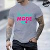 Vacation Mode On Printed Women Mens TShirt Oversized Travel Graphic Tees TShirts for Women Tees Streetwear Short Sleeve