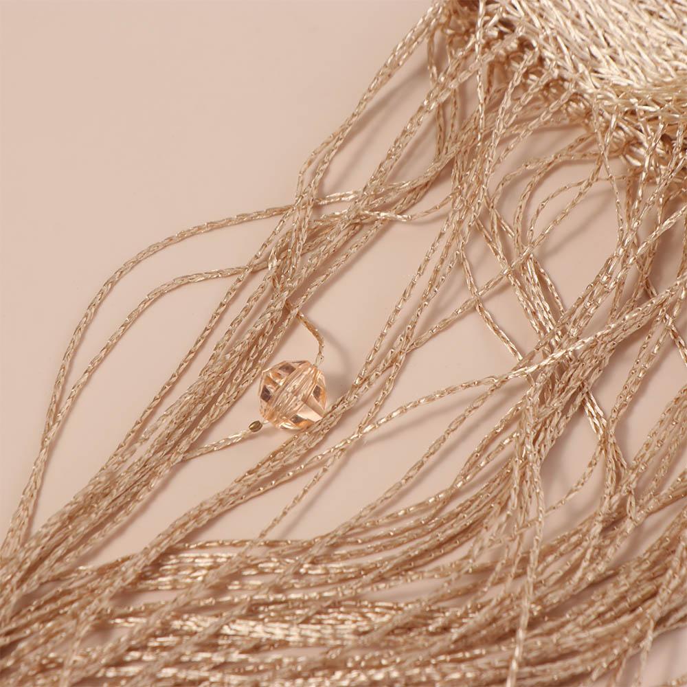 Zasłona na drzwi do pokoju, błyszcząca zasłona na okno, kryształowe koraliki, sznurkowa zasłona, wystrój domu