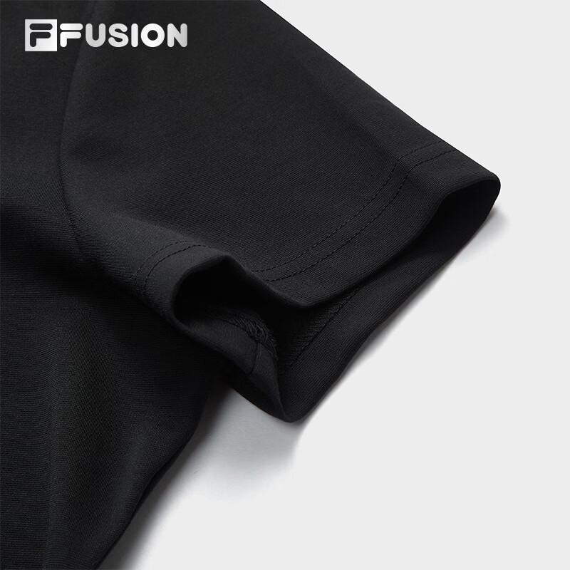 FILA FUSION Women's Irregular Knit T-Shirt Dress