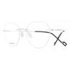 Rimless Oval Shiny Silver SmaRtbuy Collection Hayat Rt 006a C2 Fashion Unisex Eyeglasses