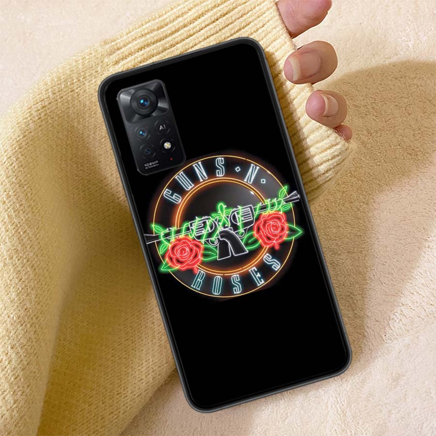 

Чехол для телефона Guns n Roses Good Time для Redmi 13C 14C Note 14 13 Pro Plus 5G Прозрачный Capa 12 12C 10A 10C 10 9A 9C 9T 9 8 Pro Чехол T Note 13 Pro Plus 5G