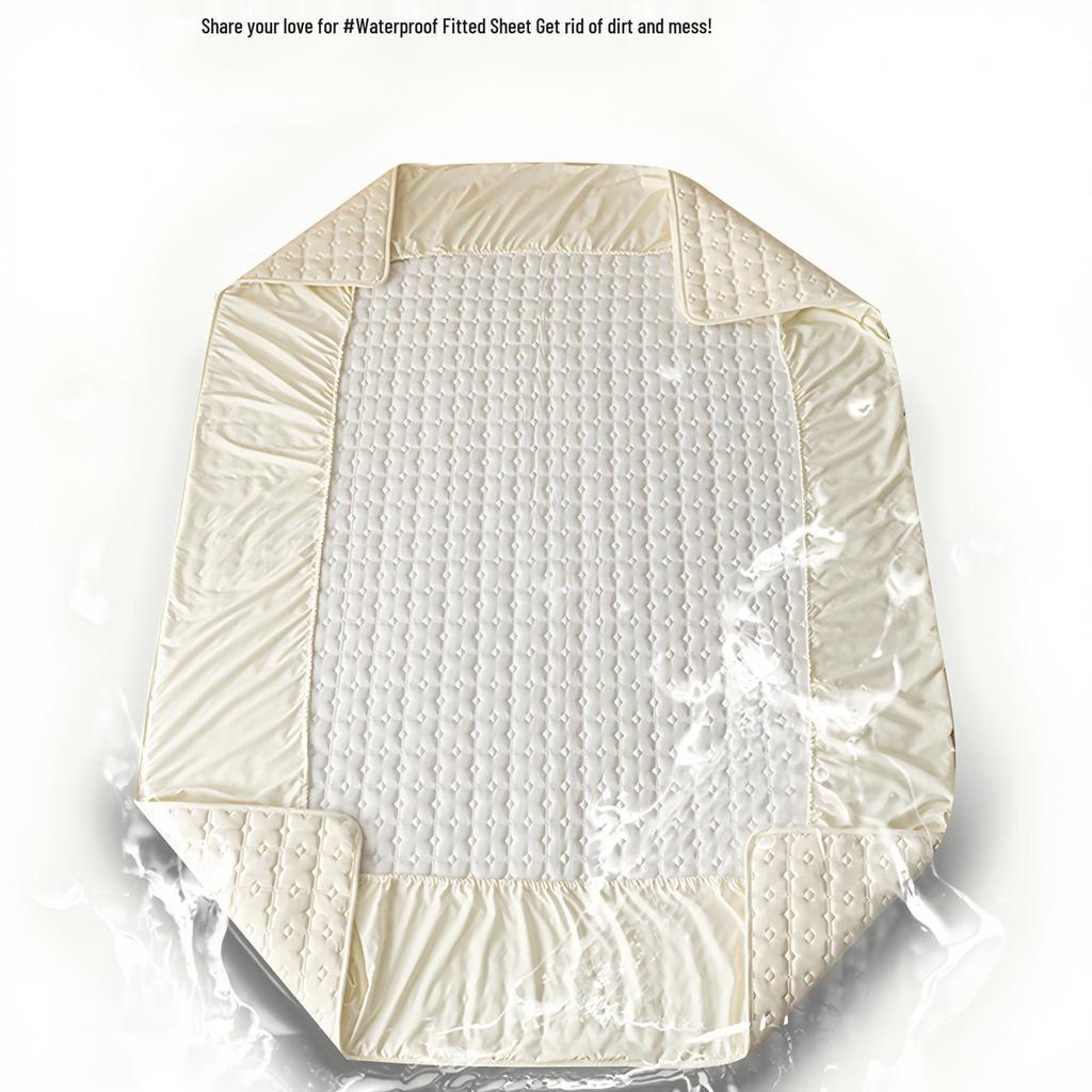 Quilted Waterproof Mattress Protector for Mother & Baby - 2025 New Style
