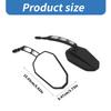 2Pcs Aluminum Rear View Glass Motorcycle Glass Replacement Rearview Glass Motorbike Accessories