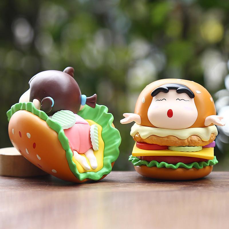 Crayon Shin Chan Character Food Model Toys Cute Cartoon Tabletop Decoration