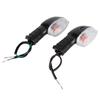 2PCS Motorcycle Modification Turn Signal Light Lamp Fit For YAMAHA R1 Accessories(Black&White)
