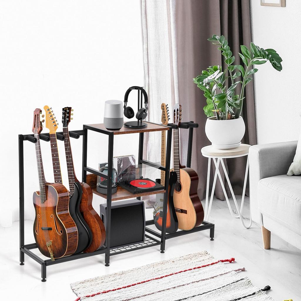 Tcatec Guitar Storage Shelf Guitar Musical Instrument Will Not Damage Easy To Multiple Guitar Compatible with Lacquer Instrument Acoustic Electric