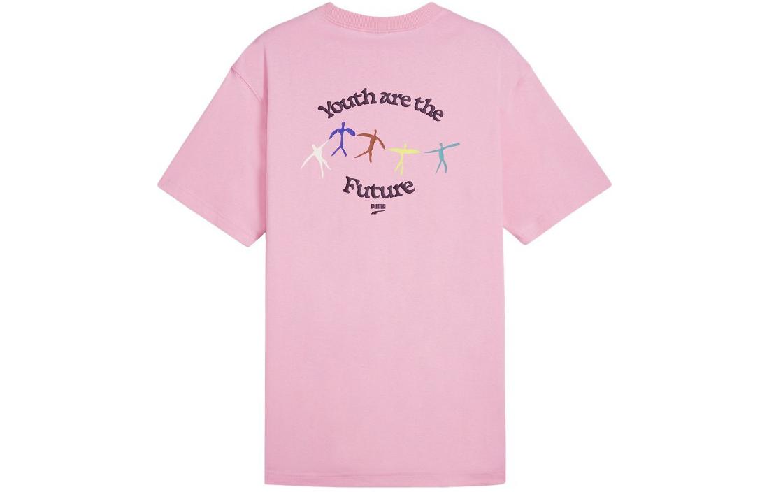 PUMA Future Graphic DOWNTOWN GRAPHIC TEE T Shirt Men s Pink 626097-30 XS