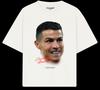 CR7 BIG HEAD Graphic T-shirt Men Women Fashion Hip Hop Short Sleeves Cotton Oversized Streetwear Harajuku Y2k High Quality Female Male Clothing
