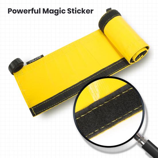 Rope Cover Portable Anti-Wear Climbing Rope Protector Sleeve with Fastener Tape Firmly Fixed Foldable Rope Protector Accessory