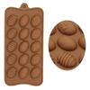 15 - Cavity Easter Egg Food Grade Silicone Chocolate Cake Ice Baking Mold Mould