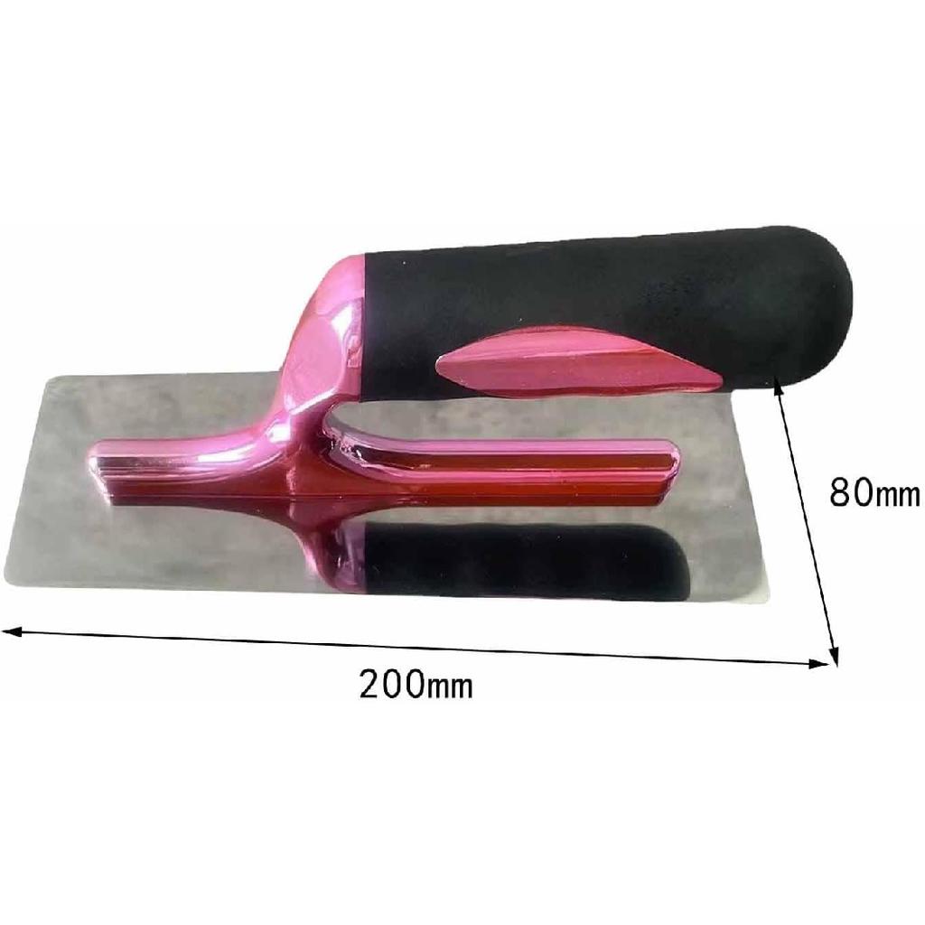 Flat Drywall Trowel,Stainless Steel Plaster Finishing Trowel Tool Putty Plaster Cement Putty Scraper for Grouting Plastering Flooring Finishing